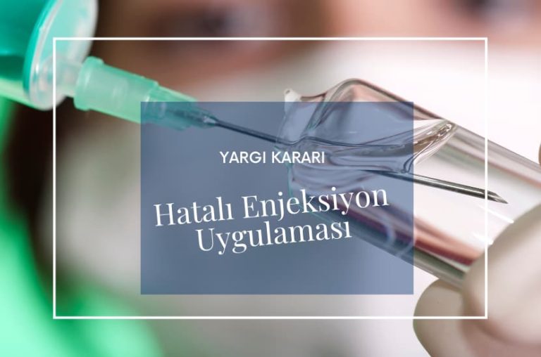 hatalı enjeksiyon uygulaması
