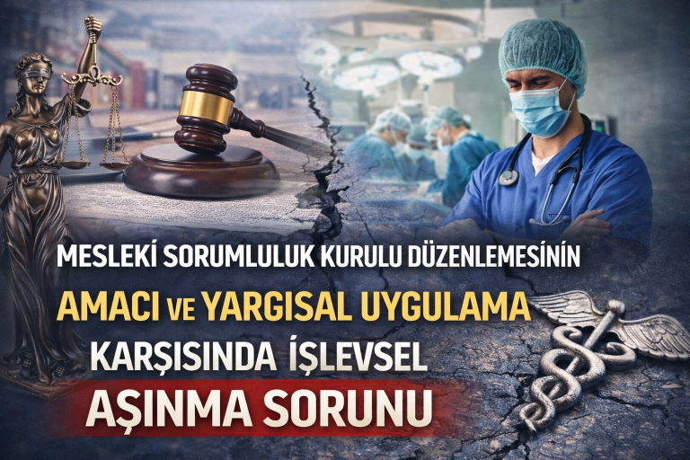 Mesleki Sorumluluk Kurulu: Amaç, Uygulama ve Yargısal Aşınma Sorunu